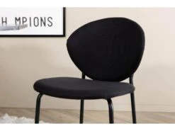 Marbs Ensemble Table, Table Noir Marbre Décor Et 4 Vault Chaises Noir. -Deco.fr Soldes Boutique ensemble table et chaise 22190397