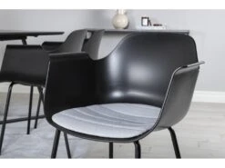 MarinaBLBL Ensemble Table, Table Noir Et 6 Comfort Chaises Noir. -Deco.fr Soldes Boutique ensemble table et chaise 22192689