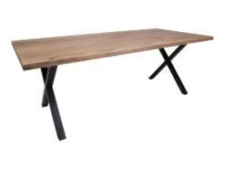 Moss Salle à Manger, 1 Table à Manger Et 6 Chaises, Gris Foncé Et Chêne. -Deco.fr Soldes Boutique ensemble table et chaise 22193103