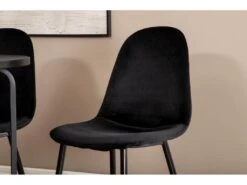 Skate Ensemble Table, Table Noir Et 6 Polar Chaises Velours Noir. -Deco.fr Soldes Boutique ensemble table et chaise 22196621