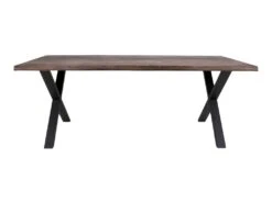 Tony Salle à Manger, 1 Table à Manger Et 6 Chaises, Marron Et Chêne. -Deco.fr Soldes Boutique ensemble table et chaise 22199913