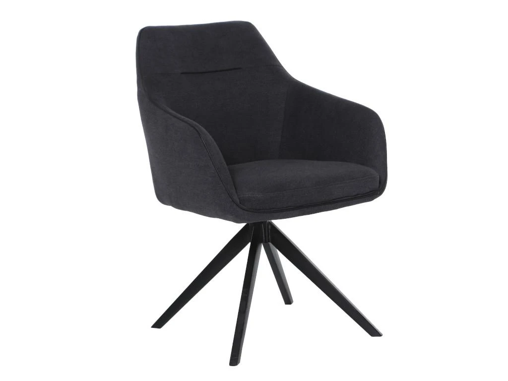 Ensemble Table LUBANA + 4 Chaise MUSE - Chrome Et Anthracite 5 Ensemble Table LUBANA + 4 Chaise MUSE - Chrome Et Anthracite – Image 5