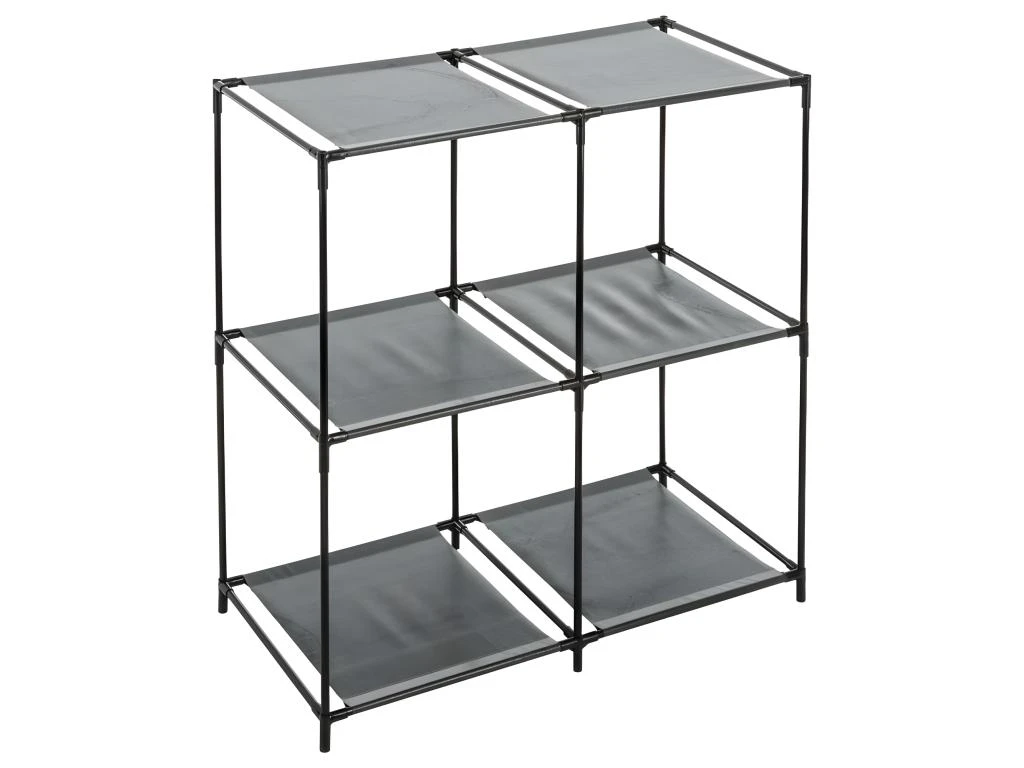 Étagère 4 Casiers "Mix N Modul" 68cm Noir 1 Étagère 4 Casiers "Mix N Modul" 68cm Noir