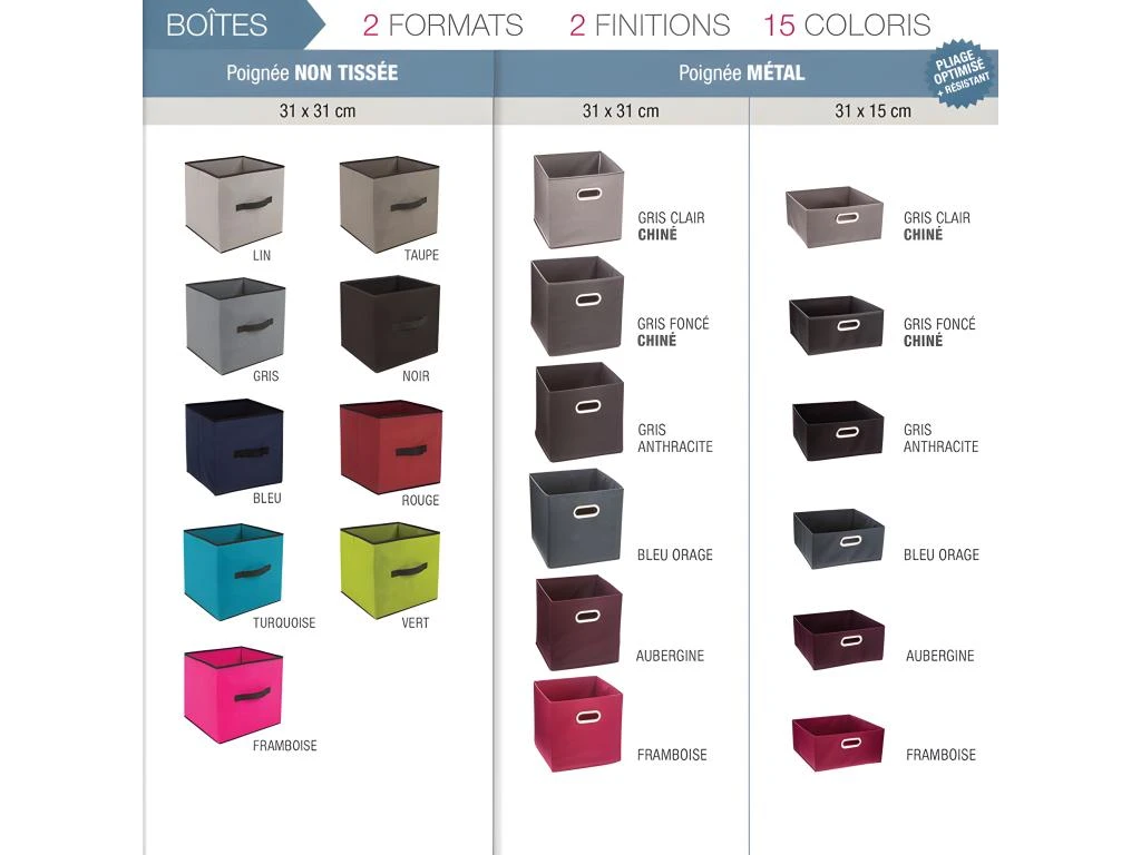 Étagère 4 Casiers "Mix N Modul" 68cm Noir 5 Étagère 4 Casiers "Mix N Modul" 68cm Noir – Image 5