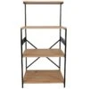 Meuble Polyvalent, 100% Aggloméré Plaqué Mélaminé, Coloris Noir Pin 60x124x45 -Deco.fr Soldes Boutique etagere 14280129