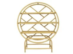 Etagère Avec 3 Tablettes En Rotin Et Bambou - Coloris : Naturel - SETHA -Deco.fr Soldes Boutique etagere 14291181