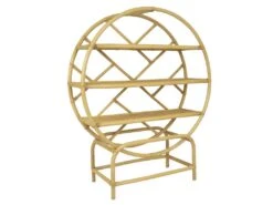 Etagère Avec 3 Tablettes En Rotin Et Bambou - Coloris : Naturel - SETHA -Deco.fr Soldes Boutique etagere 14291183