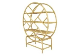 Etagère Avec 3 Tablettes En Rotin Et Bambou - Coloris : Naturel - SETHA -Deco.fr Soldes Boutique etagere 14291187