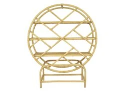 Etagère Avec 3 Tablettes En Rotin Et Bambou - Coloris : Naturel - SETHA -Deco.fr Soldes Boutique etagere 14291189