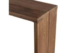 ALIDA - Étagère Murale Rectangulaire Marron 2 Niches Bois Teck Recyclé -Deco.fr Soldes Boutique etagere 14652997