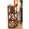 EDEN - Étagère Marron 3 Cases 40 Cm Croisillons Bois Mindi -Deco.fr Soldes Boutique etagere 14653083