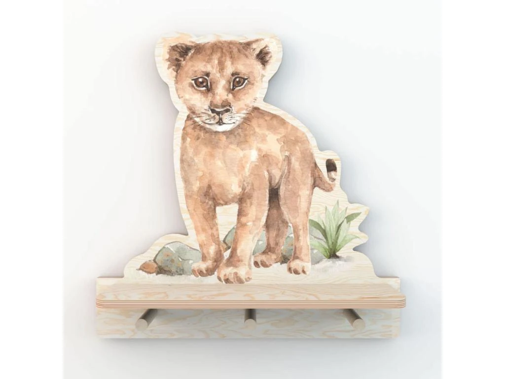 Mini étagère Lion 1 Mini étagère Lion