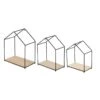 Etagère Filaire En Forme De Maison (Lot De 3) -Deco.fr Soldes Boutique etagere 18066339