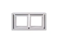 Lot Etagere Biblioteque 2 Carre 1 Rectangle Bois Blanc 24x41x9 -Deco.fr Soldes Boutique etagere 18365559