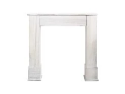 Cadre Decoratif Encadrement Cheminee Bois Gris Shabby 100x105x21 -Deco.fr Soldes Boutique etagere 18400737