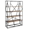 Étagère En Acier Noir Et Bois De Noyer 3103 ANGEL CERDA -Deco.fr Soldes Boutique etagere 18427601