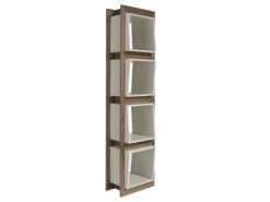 Étagère De Noyer Et Cubes Gris 3027 ANGEL CERDA -Deco.fr Soldes Boutique etagere 18427661