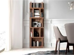 Étagère En Bois Couleur Noyer 3024 ANGEL CERDA 12 Étagère En Bois Couleur Noyer 3024 ANGEL CERDA -Deco.fr Soldes Boutique etagere 18427709