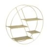 Étagère Murale 4 Niveaux En Métal Doré D 50 X P 13 Cm -Deco.fr Soldes Boutique etagere 19803971