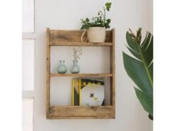 Etagère En Bois De Couleur Marron 60 Cm -Deco.fr Soldes Boutique etagere 19887539