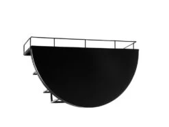 Étagère Murale Métal Bouteilles 68x41 Atmosphera - Noir -Deco.fr Soldes Boutique etagere 20120971