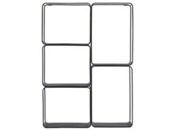 Etagère - 5 Tablettes - Métal - Noir - ASUNTA -Deco.fr Soldes Boutique etagere 20294559