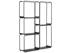 Etagère - 5 Tablettes - Métal - Noir - ASUNTA -Deco.fr Soldes Boutique etagere 20294581
