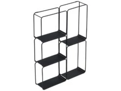 Etagère - 5 Tablettes - Métal - Noir - ASUNTA -Deco.fr Soldes Boutique etagere 20294583