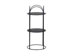Etagère - 2 Tablettes - Métal - Noir - GRAZIELA 9 Etagère - 2 Tablettes - Métal - Noir - GRAZIELA -Deco.fr Soldes Boutique etagere 20294889