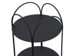 Etagère - 2 Tablettes - Métal - Noir - GRAZIELA 10 Etagère - 2 Tablettes - Métal - Noir - GRAZIELA -Deco.fr Soldes Boutique etagere 20294891