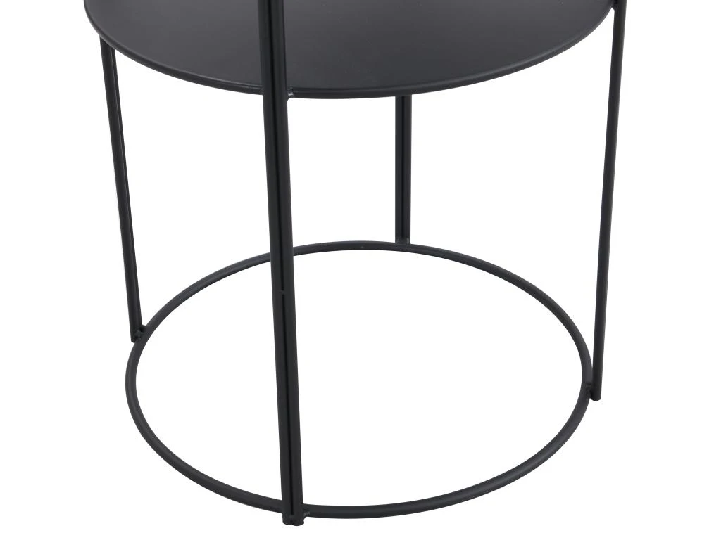 Etagère - 2 Tablettes - Métal - Noir - GRAZIELA 6 Etagère - 2 Tablettes - Métal - Noir - GRAZIELA – Image 6