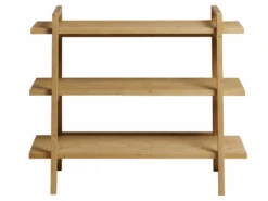 Etagère D’entrée En Bois D’épicéa En Couleur Marron Clair