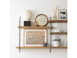 Etagère En Bois De Couleur Marron -Deco.fr Soldes Boutique etagere 22182951