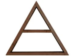 Etagère Triangulaire En Bois Couleur Marron 1 étagère 40 Cm
