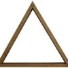 Etagère Triangulaire En Bois D'épicéa De Couleur Marron 40 Cm