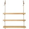 Etagère Suspendue En Bois De Couleur Naturelle 3 étages 100 Cm -Deco.fr Soldes Boutique etagere 22183005