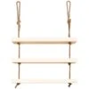 Etagère Suspendue Avec Corde De Chanvre Couleur Blanc Nordique 100 Cm 11 Etagère Suspendue Avec Corde De Chanvre Couleur Blanc Nordique 100 Cm -Deco.fr Soldes Boutique etagere 22183017