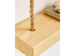 Etagère Suspendue En Bois Couleur Marron 2 étages 70 Cm -Deco.fr Soldes Boutique etagere 22183039