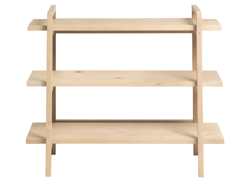 Etagère D’entrée En Bois D’épicéa En Couleur Beige 1 Etagère D’entrée En Bois D’épicéa En Couleur Beige