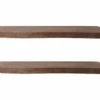 Étagère 2 Pièces En Bois En Couleur Marron 120 Cm -Deco.fr Soldes Boutique etagere 22183317