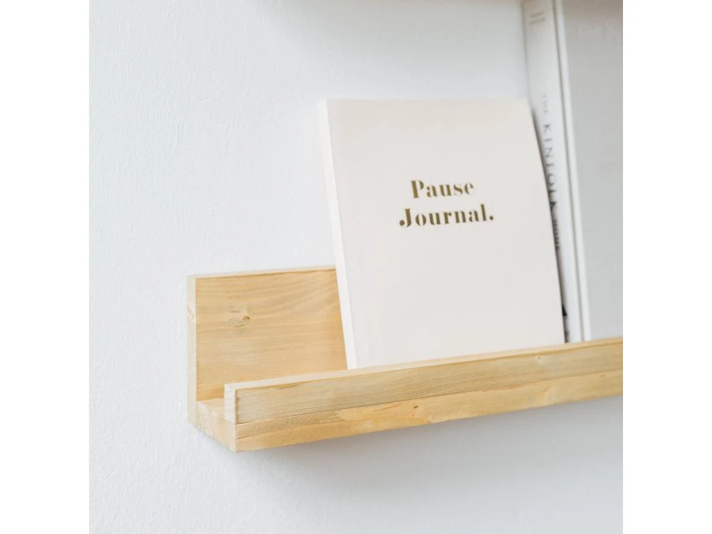 Etagère En Bois De Couleur Naturel 40 Cm 5 Etagère En Bois De Couleur Naturel 40 Cm – Image 5