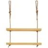 Etagère Suspendue En Bois De Couleur Naturelle à 2 étages 70 Cm -Deco.fr Soldes Boutique etagere 22183491
