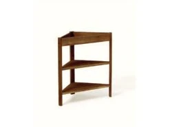 Etagère D'angle En Bois De Couleur Marron Vielli 9 Etagère D'angle En Bois De Couleur Marron Vielli -Deco.fr Soldes Boutique etagere 22183929