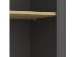 Noah Étagère 4 Tablettes De Rangement, Noir Laqué, Teinté. -Deco.fr Soldes Boutique etagere 22185467