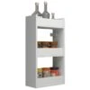 Etagère Murale De Cuisine Blanche 3 Niches -Deco.fr Soldes Boutique etagere 22970005