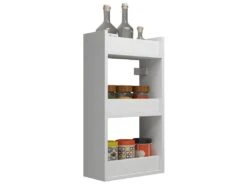 Etagère Murale De Cuisine Blanche 3 Niches