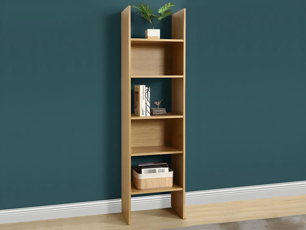 Etagère VASSILI - 5 étagères - Coloris : Chêne 1 Etagère VASSILI - 5 étagères - Coloris : Chêne