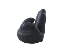 Fauteuil Main Enfant Pivotant En Simili CATCHY - Noir -Deco.fr Soldes Boutique fauteuil enfant 395641
