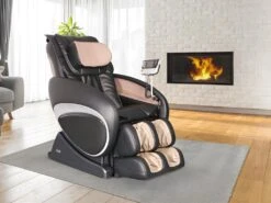 Fauteuil Massant MOON - Système Zéro Gravité - Noir -Deco.fr Soldes Boutique fauteuil massant 279073