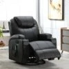 Fauteuil Massant SILVANO En Simili - Noir -Deco.fr Soldes Boutique fauteuil massant 438779